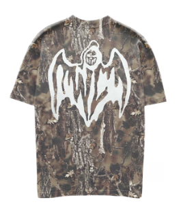 Bat Reaper T-Shirt - Faded Hunting Camo