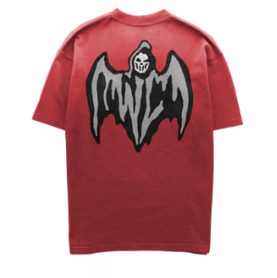 Bat Reaper T-Shirt - Sunfaded Red