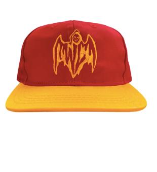 Bat Reaper Hat - Yellow/Red