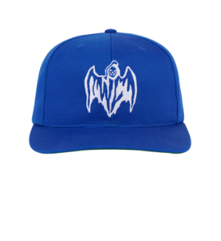 Bat Reaper Hat - White/Blue