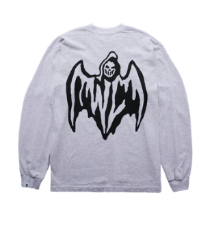Bat Reaper Longsleeve - Grey