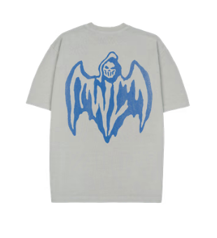 Bat Reaper T-Shirt - Blue/Grey