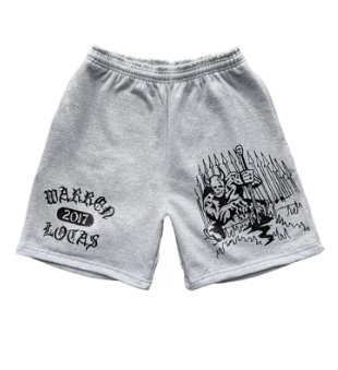 Demon Guard Sweatshorts - Heather Grey