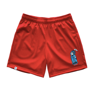 Baby Reaper Mesh Shorts - Red
