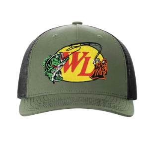 Reelin' Reaper Trucker Hat - Dark Green
