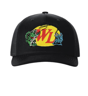 Reelin' Reaper Trucker Hat - Black