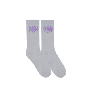 Bat Reaper Socks - Grey