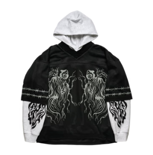 Serenity Hoodie Football Jersey Combo