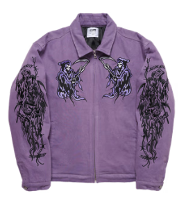 Dueling Reaper Work Jacket - Purple