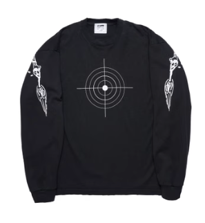 Long Arm Long Sleeve T-Shirt - Black