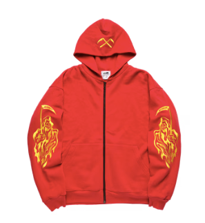 Serenity Reaper Thermal Lined Zip Up - Red