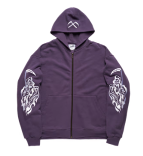 Serenity Reaper Thermal Lined Zip Up - Faded Purple