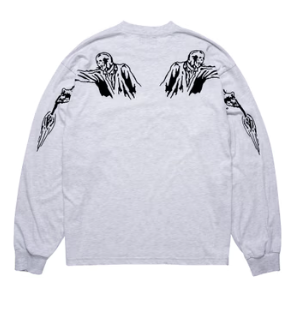 Long Arm Long Sleeve T-Shirt - Heather Grey