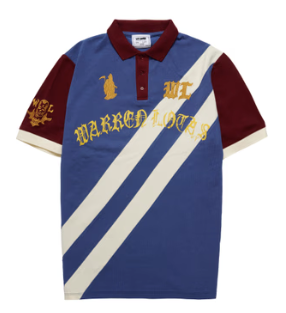 Reaper Academy Polo - Blue/Cream/Burgundy