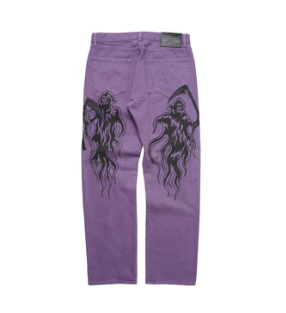 Reaper Denim Pants - Washed Purple