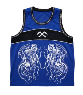 Reaper Face Off Basketball Jersey - Royal Blue