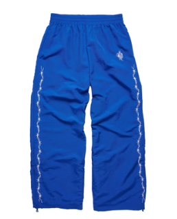 Barbed Wire Nylon Track Pants - Royal Blue