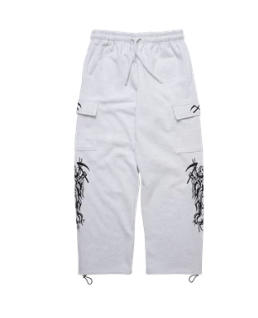 Serenity Baggy Cargo Sweatpants - Green