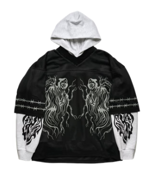 Serenity Hoodie Football Jersey Combo