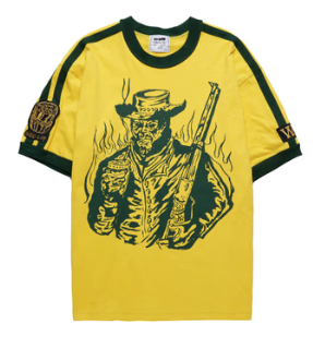 Gaucho Striped Ringer Shirt - Yellow/Green