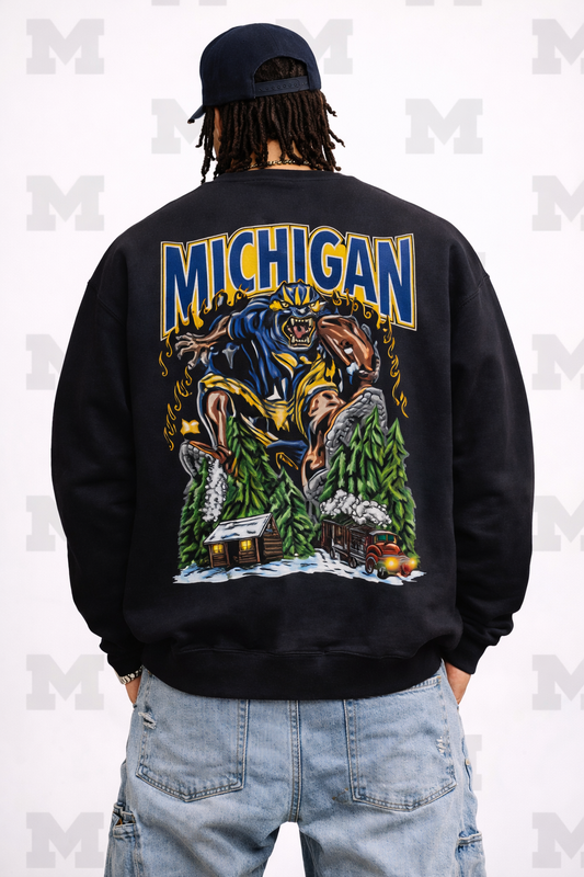 Michigan Lumber Crew Neck Sweater