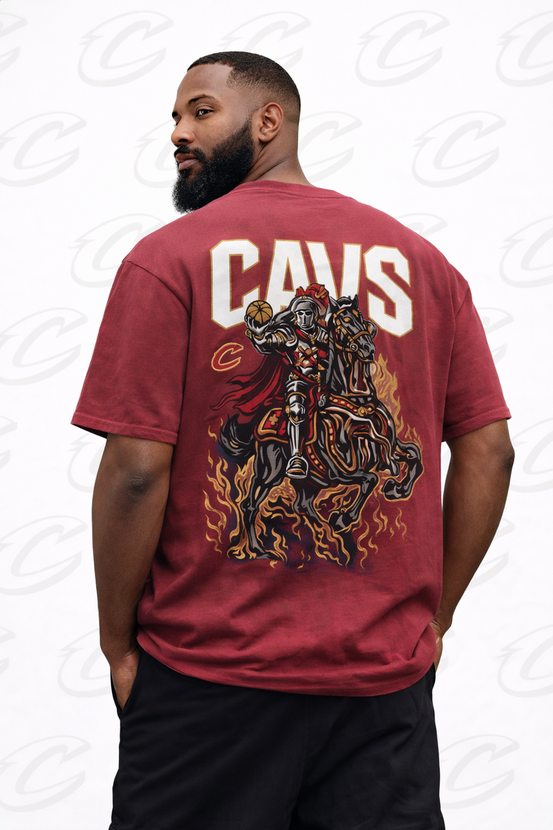 The Cavalier T-Shirt - Faded Wine