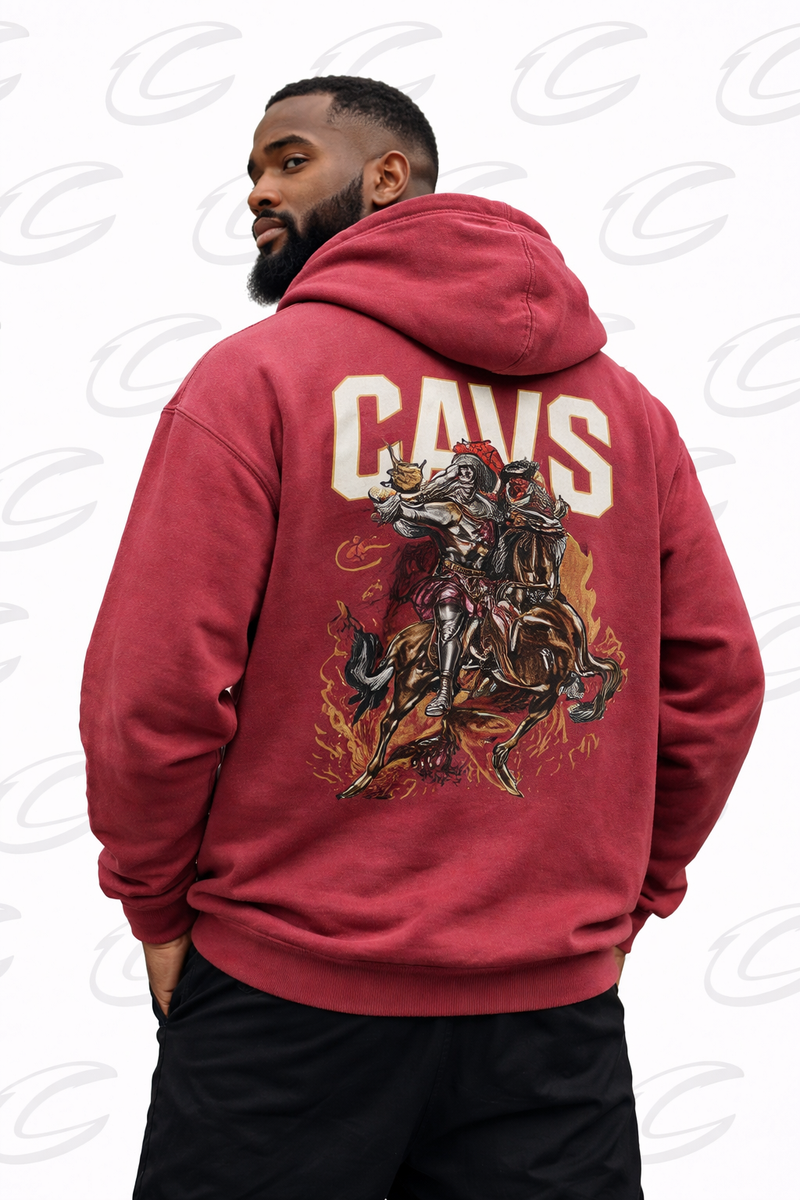 The Cavalier Hoodie - Faded Wine