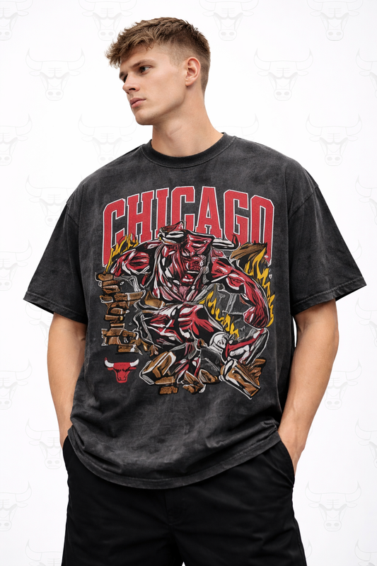 Raging Bull T-Shirt - Stonewash