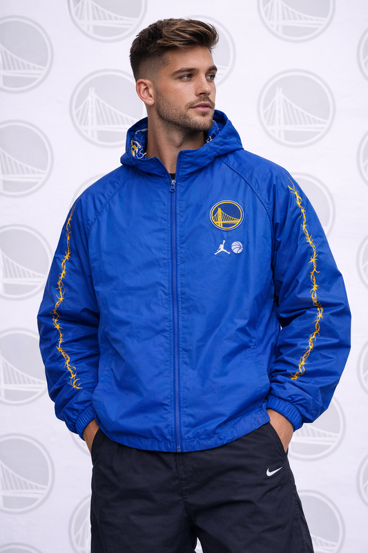 Warriors Barbed Wire Nylon Jacket