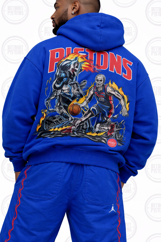 Detroit Horsepower Hoodie - Blue