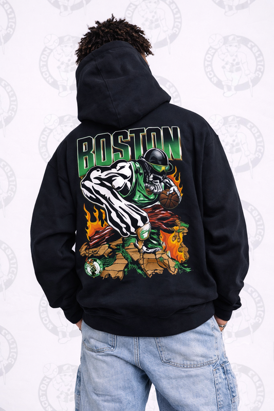 Boston Clutch Hoodie - Black